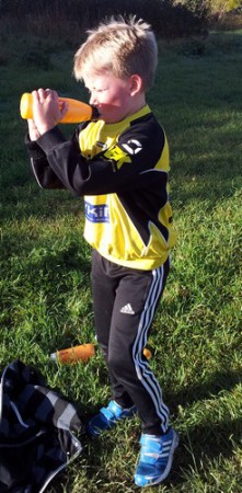 Men han pausade ibland.